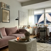 Näkymä omaan olohuoneeseen