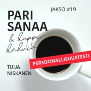 Kristillisen podcastin Pari sanaa ja kuppi kahvia jakso #19 (kausi 2023) aiheesta Persoonallisuustesti itseymmärryksen apuna.