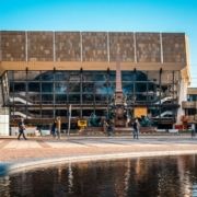 Konserttitalo Gewandhaus Leipzigissa.