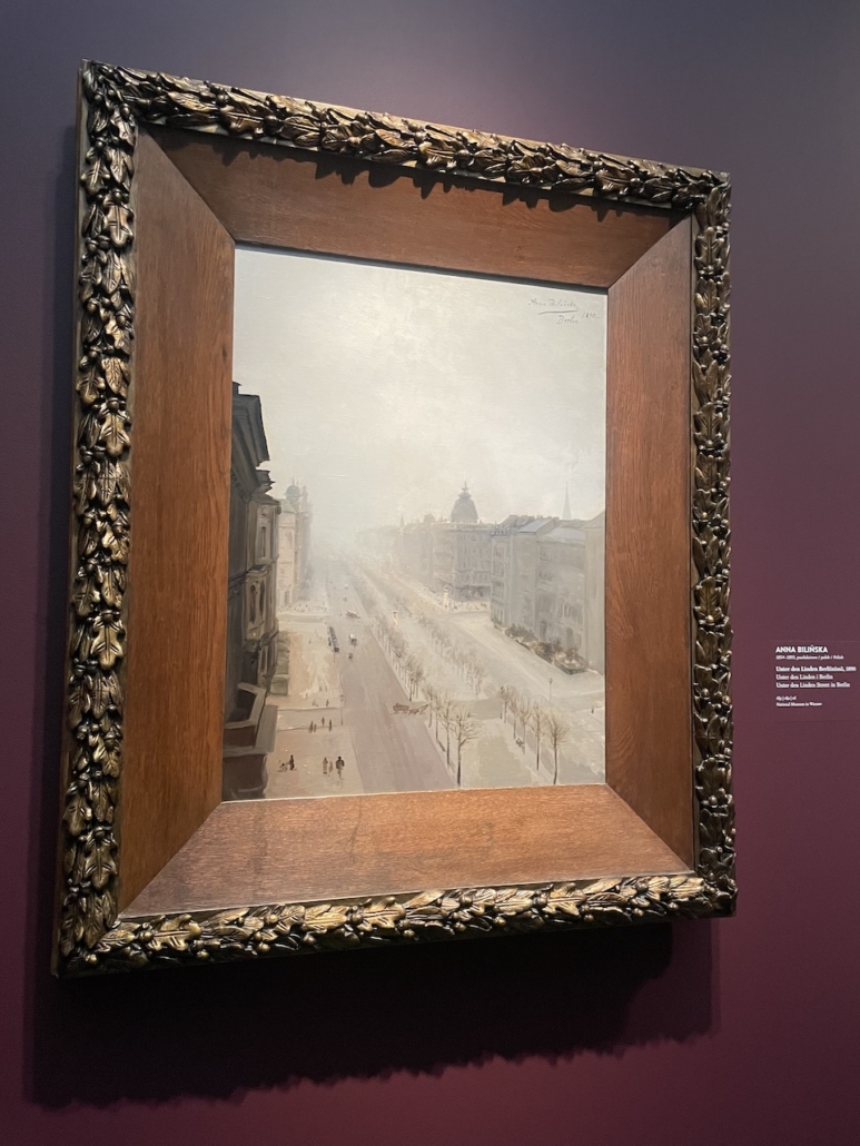 Anna Bilińskan maalaus Unter den Linden.