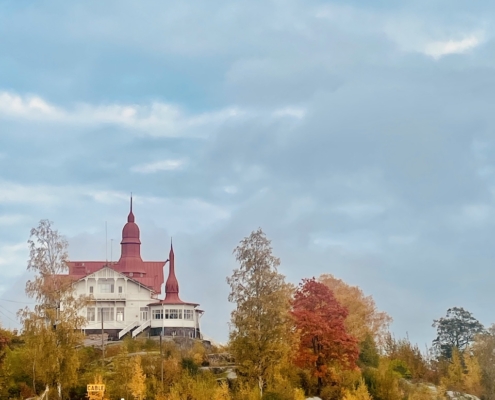 Klippan syksyn väreissä.