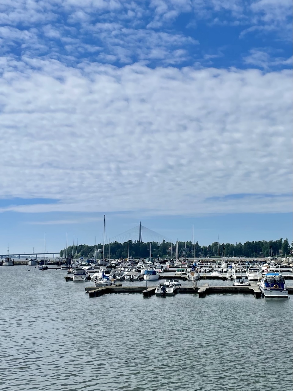 Kruunusilta Laivalahden satamasta Kruunusilta Laivalahden satamasta käsin katsottuna.